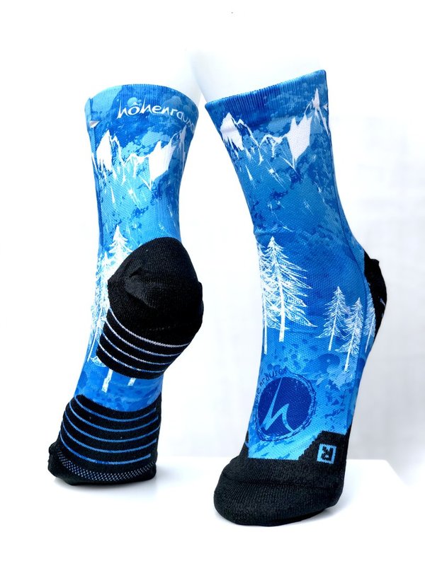 Multifunktions-Socke - Blau Berge