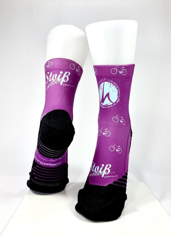 Multifunktions-Socke - Stoiss lila-mint
