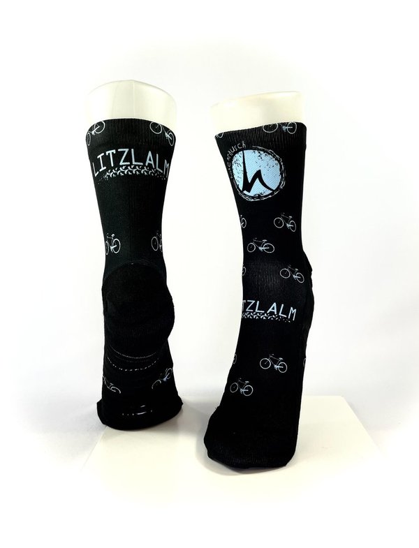 Multifunktions-Socke - Litzlalm schwarz-blau